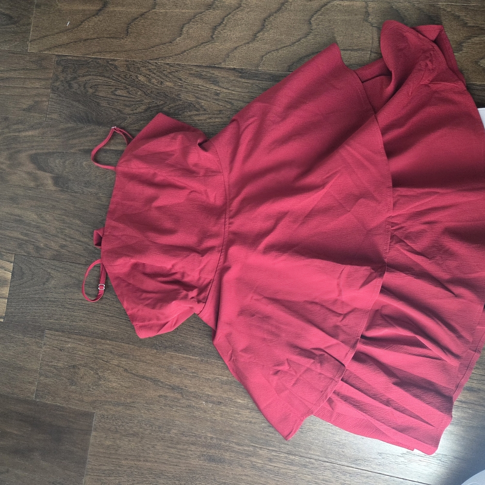 Red Sleeveless Dress Size Small - Picture 5 of 8